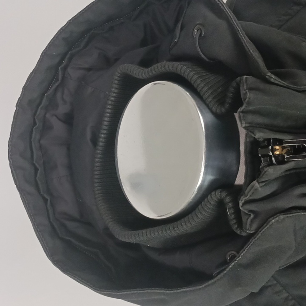 Canada Goose Blk Short Puffer W Hood Jacket. - Picture 3 of 14